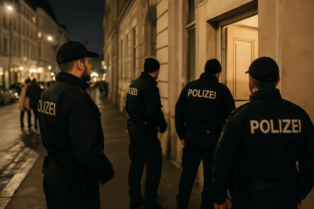 Illegal Apartments Raided by the Police in Vienna