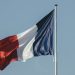 french flag against blue sky