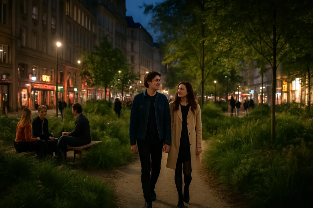 Ex Red Light District in Westbahnhof Gets a New Green Oasis
