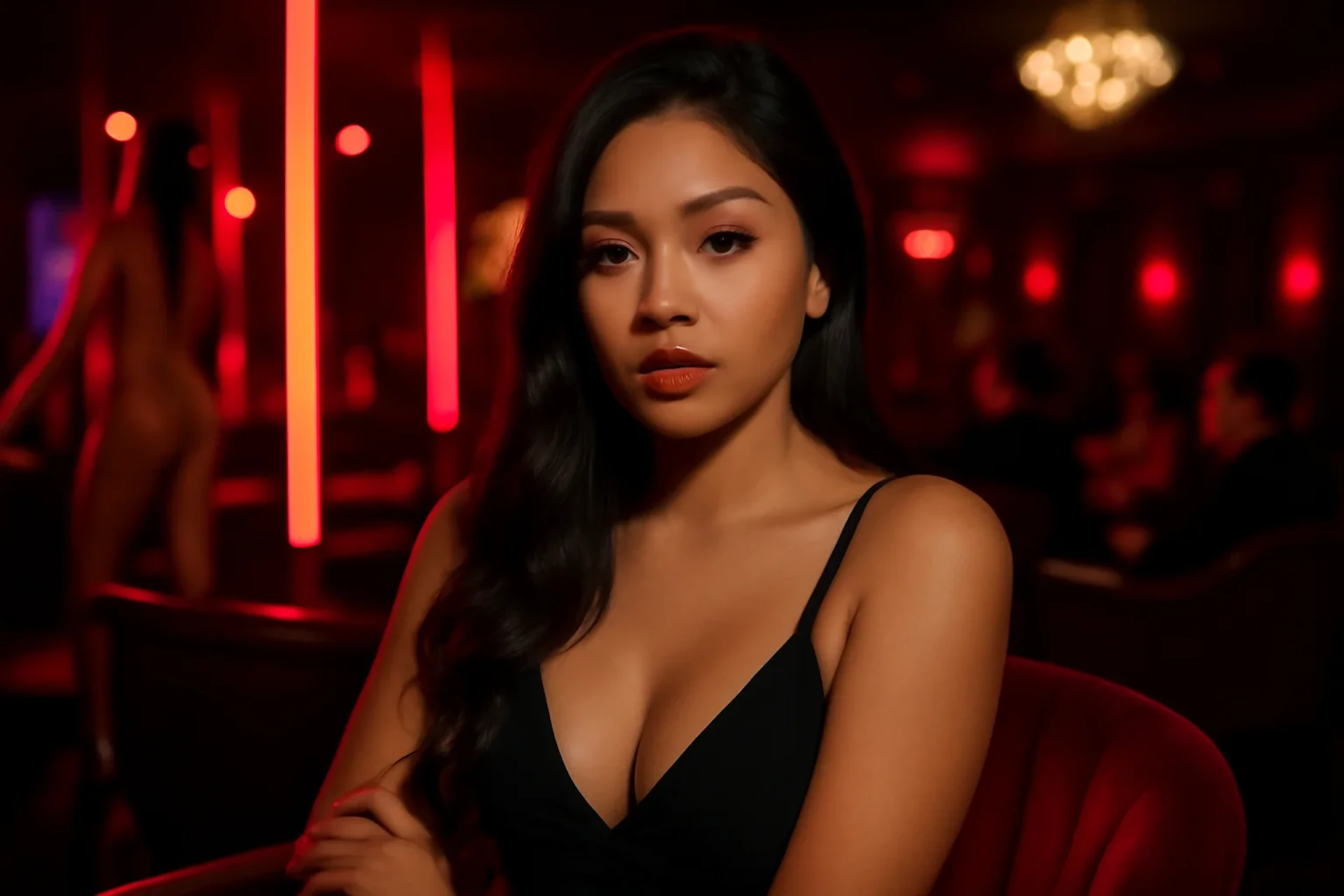 sexy latina in a sex club in Vienna