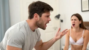 arguing with an illegal sex worker