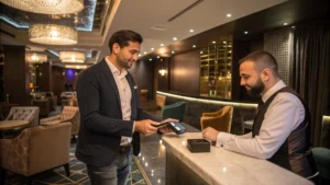 tipping in a sex club