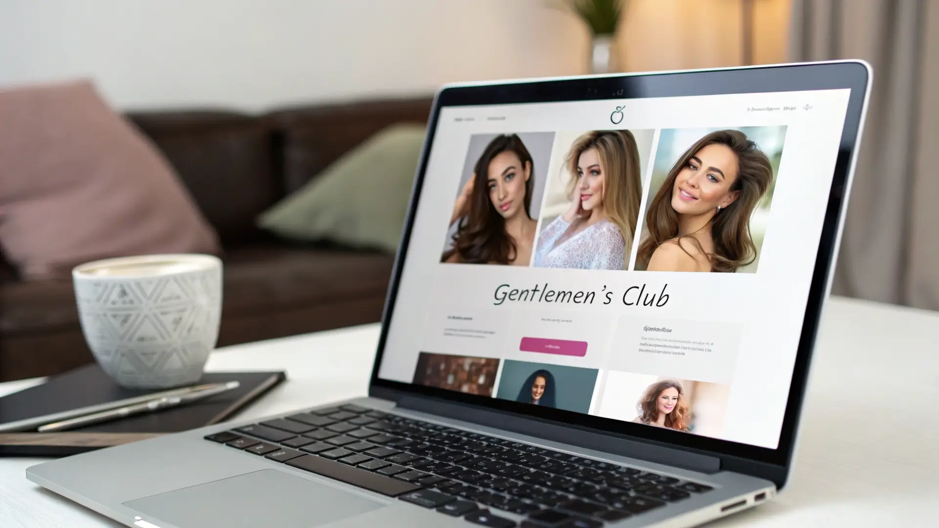 girl profiles on a sex club website