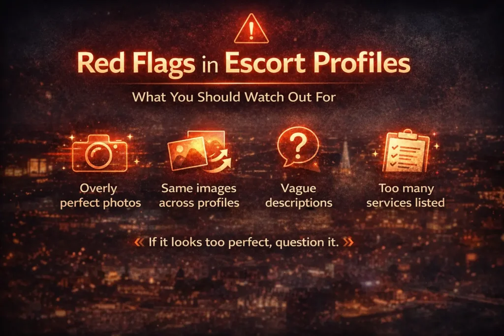 red flags in escort profiles