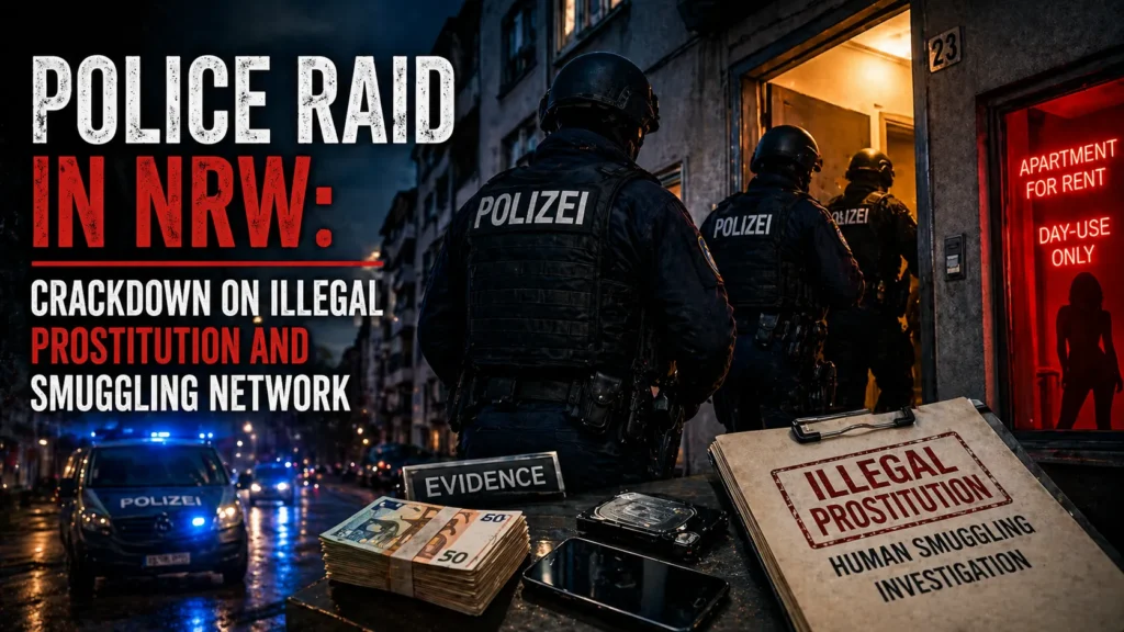 Police Raid in NRW: Crackdown on Illegal Prostitution and Smuggling Network