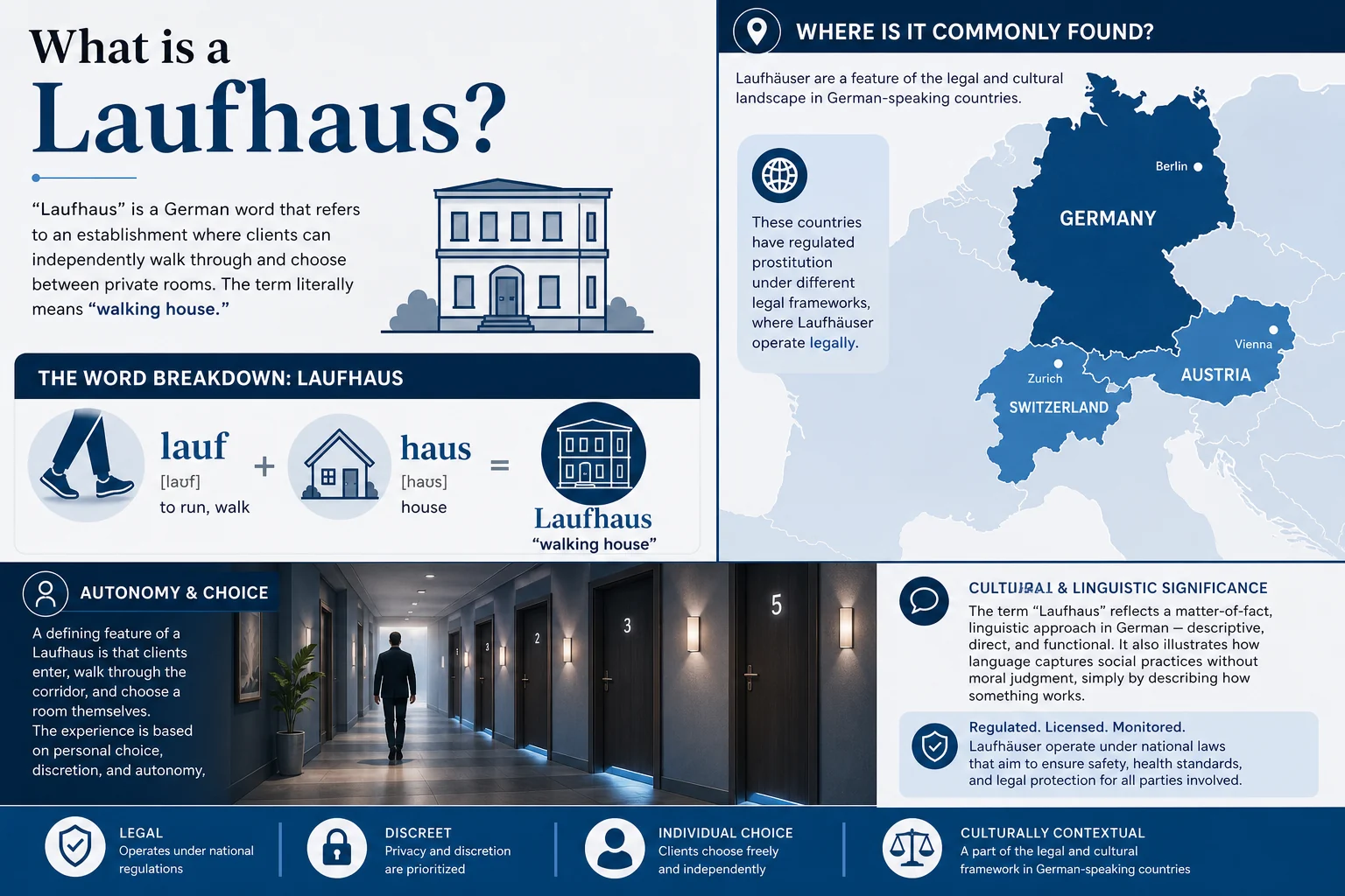 Laufhaus Meaning: What the Word Really Means infographic