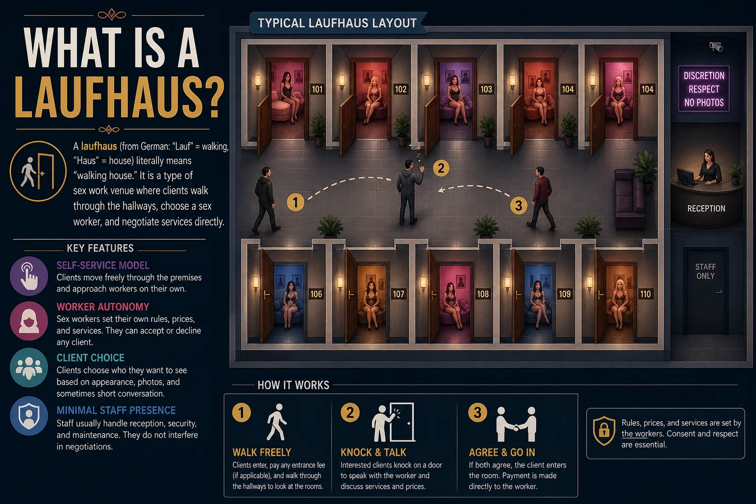 What Is a Laufhaus? Beginner Explanation infographic