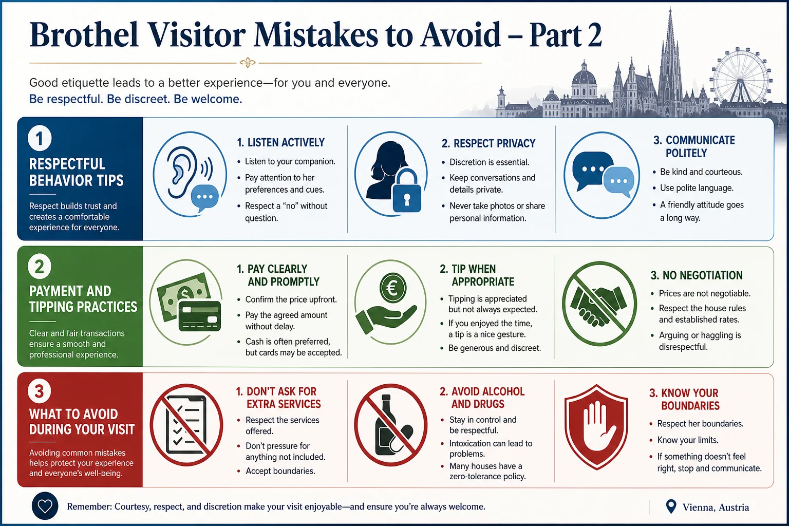 Brothel Visitor Mistakes to Avoid infographic