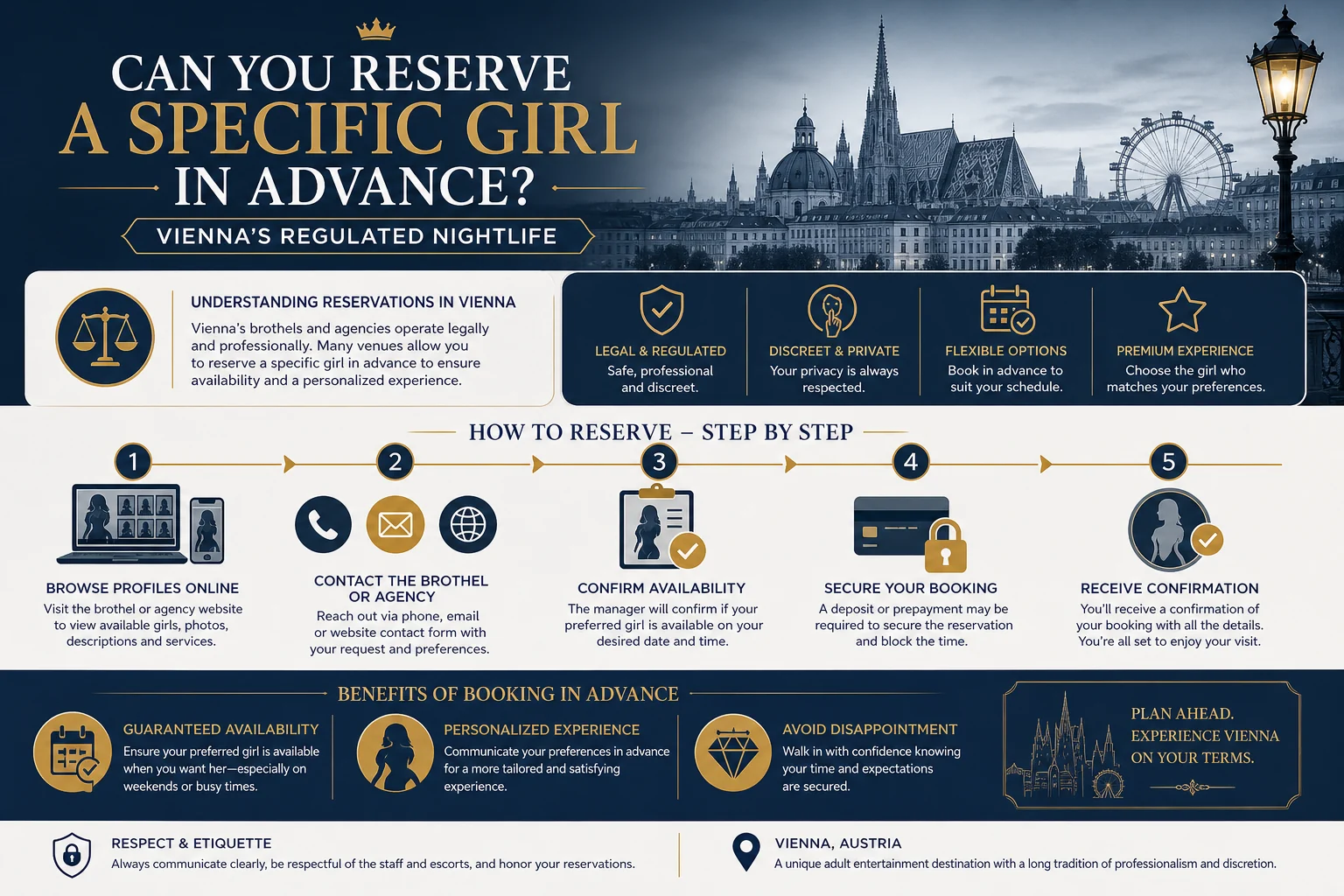 Can You Reserve a Specific Girl in Advance? infographic