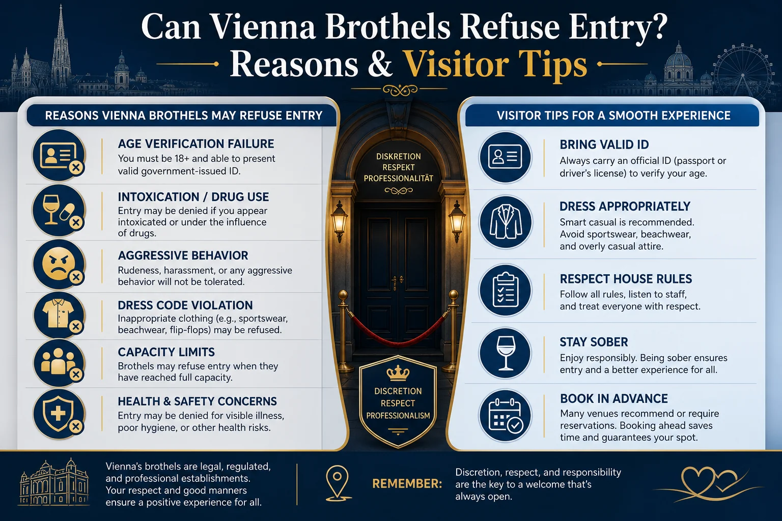 Can Vienna Brothels Refuse Entry? infographic