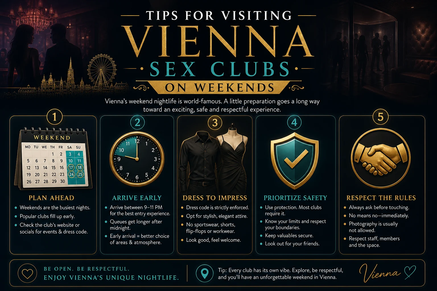 How Busy Are Vienna Sex Clubs on Weekends vs Weekdays? infographic