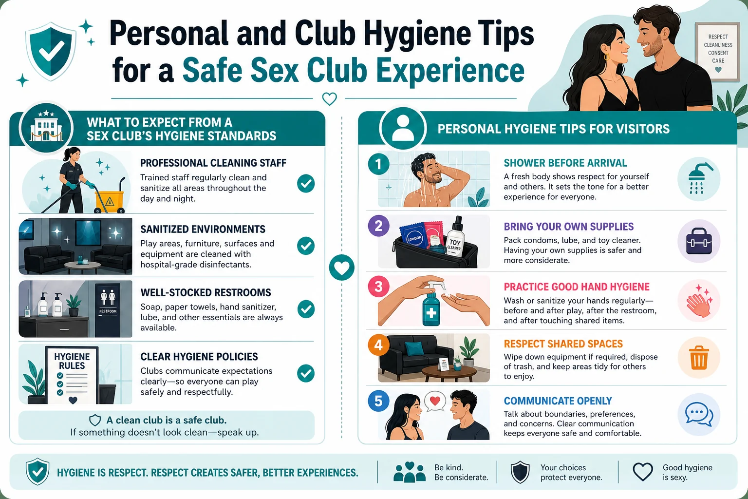 Why Good Hygiene Matters More Than You Think at a Sex Club infographic