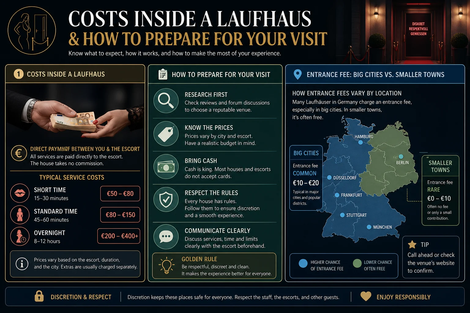 Do You Pay an Entrance Fee at a Laufhaus? infographic