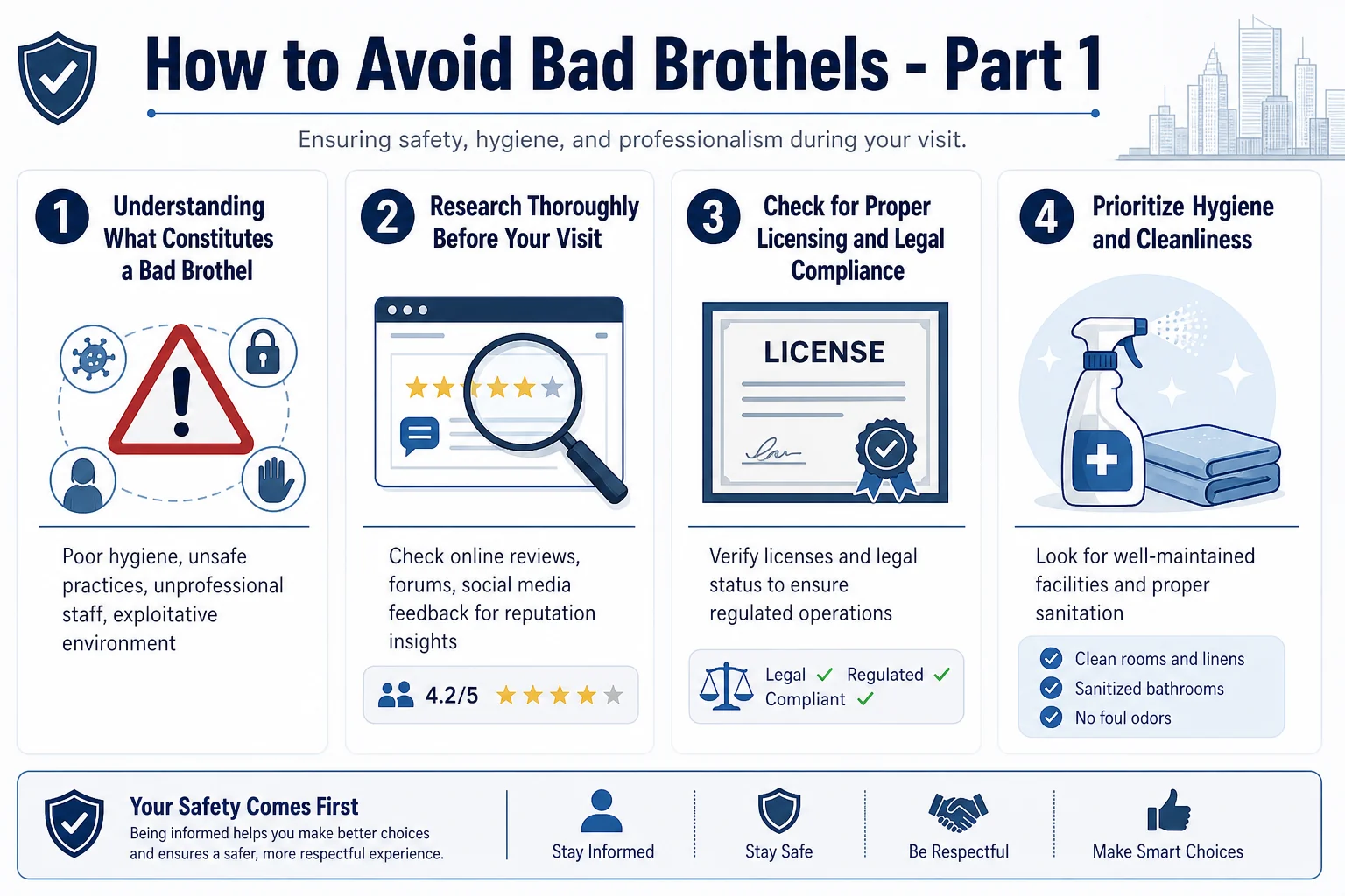 How to Avoid Bad Brothels infographic